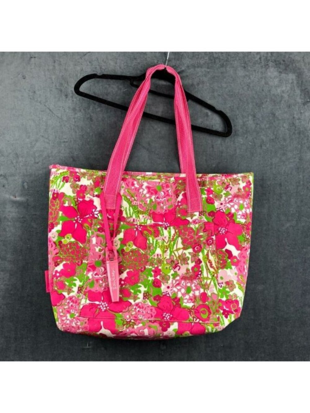 Lilly Pulitzer Large Cooler Bag with Bottle Opener in Beach Rose
